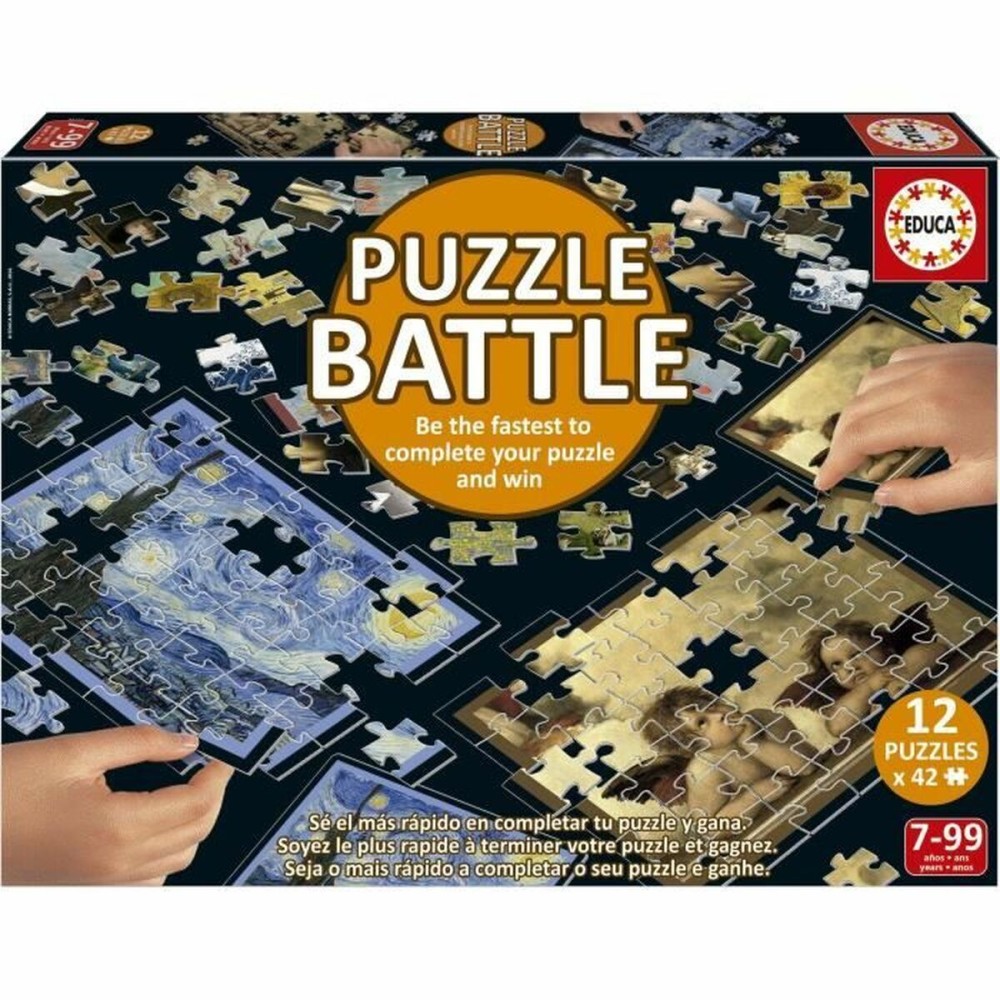 Puzzle Educa Battle Art 42 Piese (12 Unități)