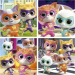Puzzle Educa SuperKitties 12 Piese 16 Piese 20 Piese 25 Piese