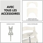 Scaun înalt Hauck Negru