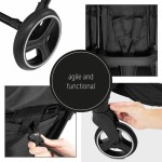 Cărucior de plimbat bebe Hauck Negru