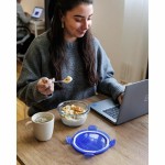 Set de recipiente de bucătărie ermetice Pyrex Albastru 0,7 L 3 Piese