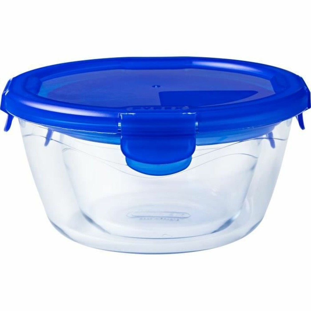 Set de recipiente de bucătărie ermetice Pyrex Albastru 0,7 L 3 Piese