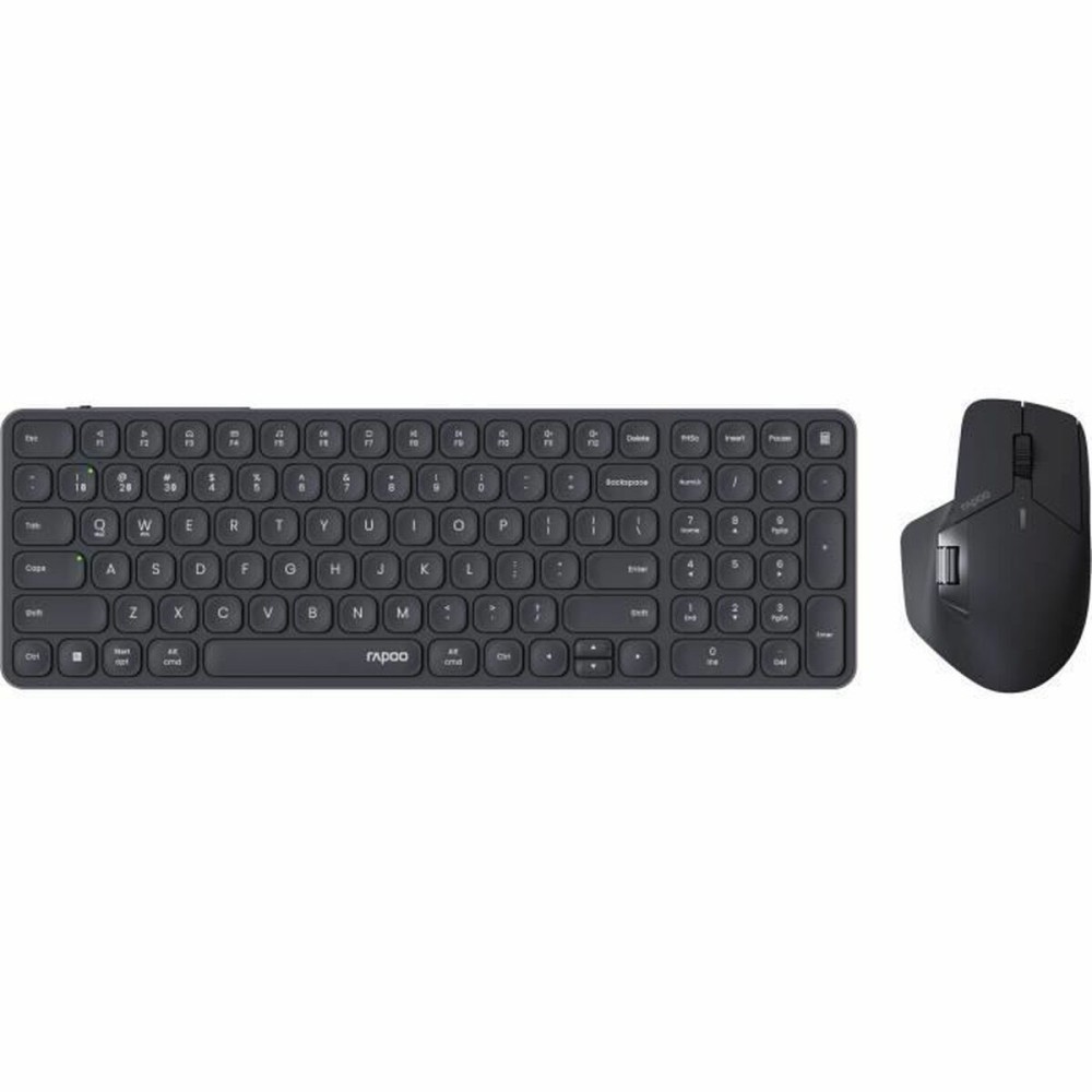 Tastatură și Mouse Rapoo 9760M Gri AZERTY