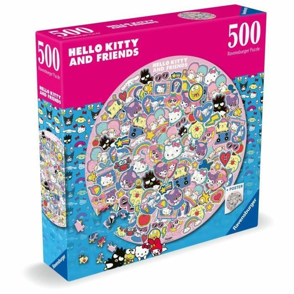 Puzzle Hello Kitty Hello Kity and friends 500 Piese