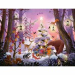 Puzzle Ravensburger NAVIDAD EN EL BOSQUE 2000 Piese