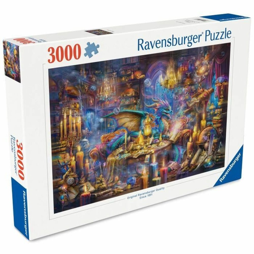 Puzzle Ravensburger Dragon's Library 3000 Piese