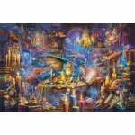 Puzzle Ravensburger Dragon's Library 3000 Piese