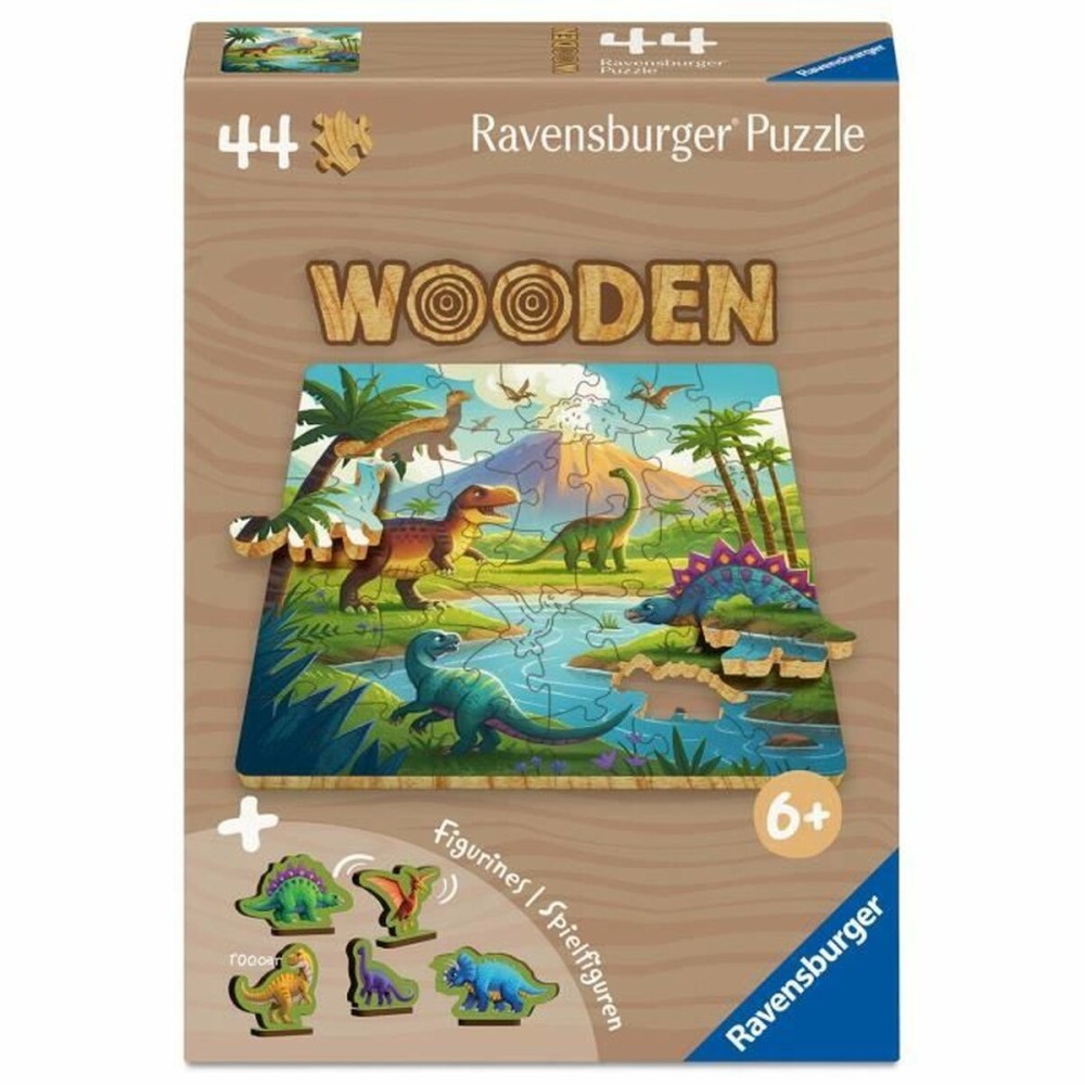Puzzle Ravensburger Wooden 44 Piese