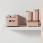 Set de Baie TODAY HOY Roz Plastic 3 Piese