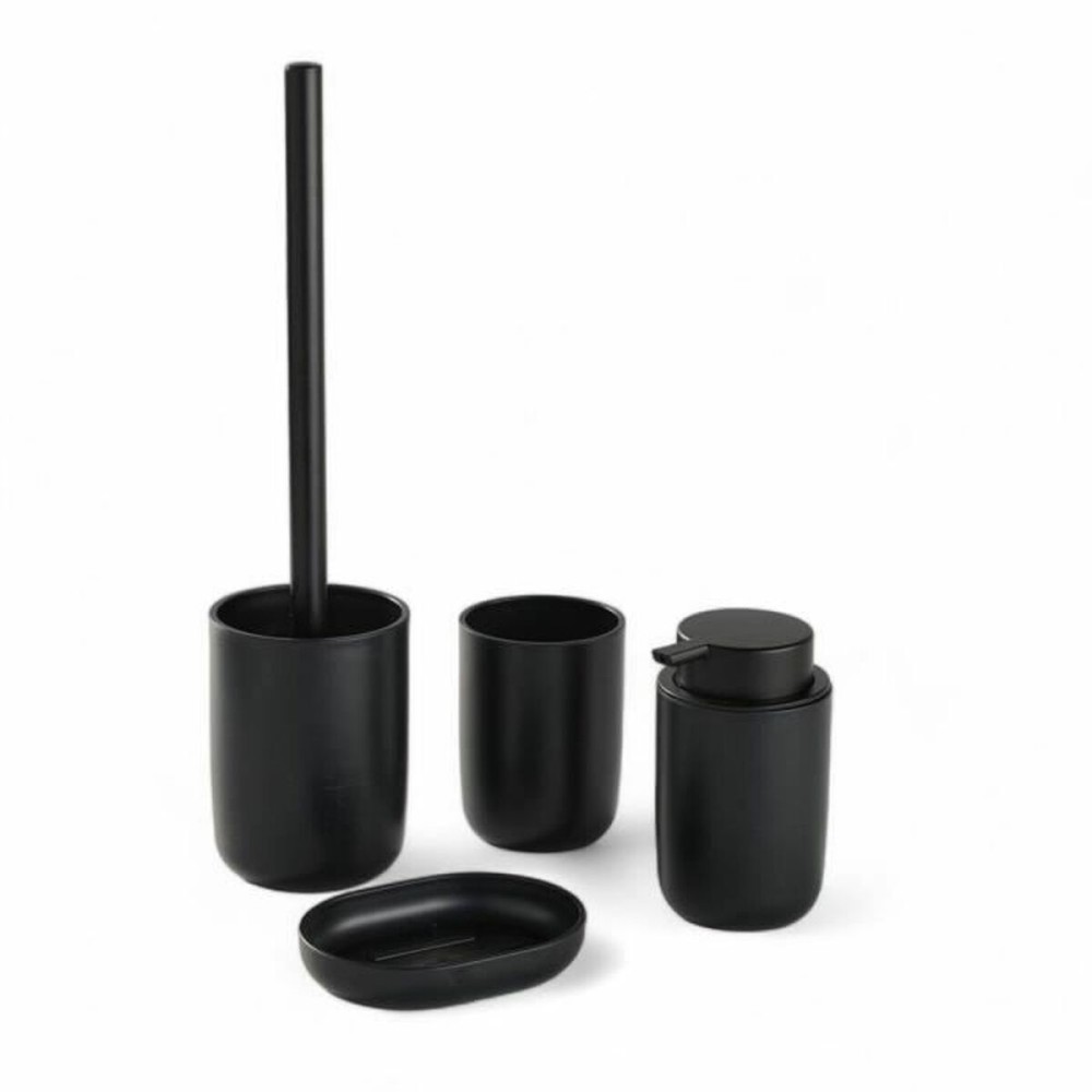 Set de Baie TODAY HOY Negru Plastic Modern 4 Piese (4 Unități)