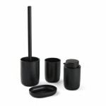 Set de Baie TODAY HOY Negru Plastic Modern 4 Piese (4 Unități)