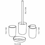 Set de Baie TODAY HOY Alb Plastic Modern 4 Piese (4 Unități)