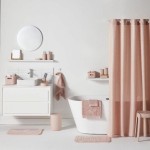 Set de Baie TODAY HOY Roz Plastic Modern (6 Unități)