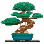 Set de Construcție Nanoblock Bonsai Pine Deluxe Edition NB-039