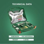 Cutie Tip Diplomat Pentru Scule BOSCH 25 x 7 x 35 cm Metal