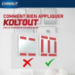 Bandă cu două fețe Cyanolit 10 m 8 mm