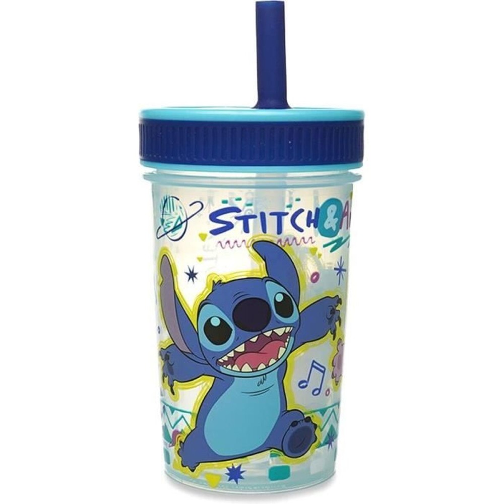 Paharul de învăţare ThermoBaby LILO & STITCH 420 ml Albastru