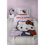 Set husă de pătură Hello Kitty 25 x 5 x 30 cm Roz Pat 140 2 Piese