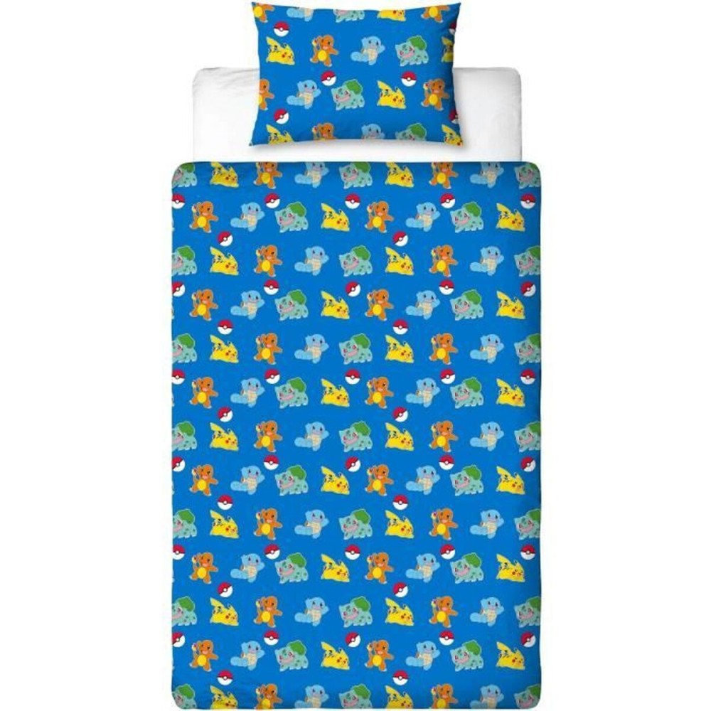Set husă de pătură Pokémon Multicolor Pat 140 2 Piese