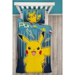 Set husă de pătură Pokémon Galben Pat 140 2 Piese