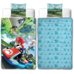 Set husă de pătură Mario Bros Multicolor Pat 140 2 Piese