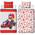 Set husă de pătură Mario Bros Multicolor Pat 140 2 Piese
