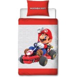 Set husă de pătură Mario Bros Multicolor Pat 140 2 Piese