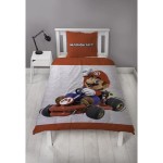 Set husă de pătură Mario Bros Multicolor Pat 140 2 Piese