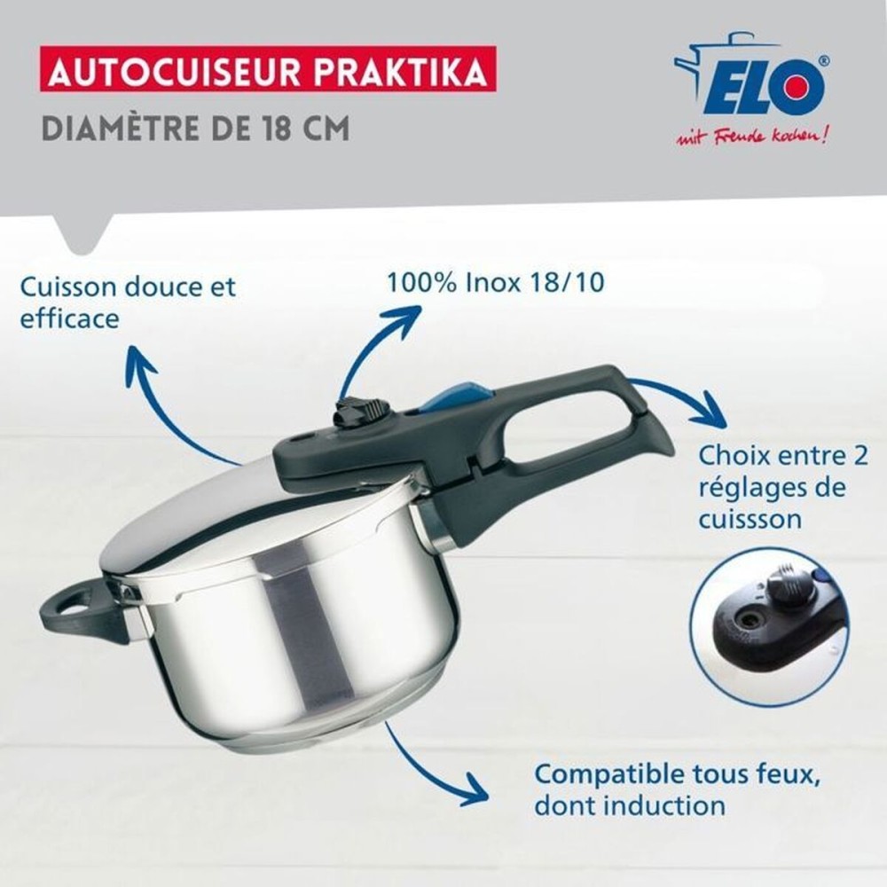 Oală sub Presiune Fackelmann Oțel inoxidabil