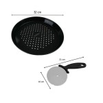Set de Bucătărie FM Professional Oțel inoxidabil Pizza 2 Piese