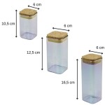 Set de 3 tuburi Fackelmann Tasty Green Verde 450 ml 3 Piese