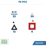 Set de Construcție Geomag Nasa Shuttle 70 piezas