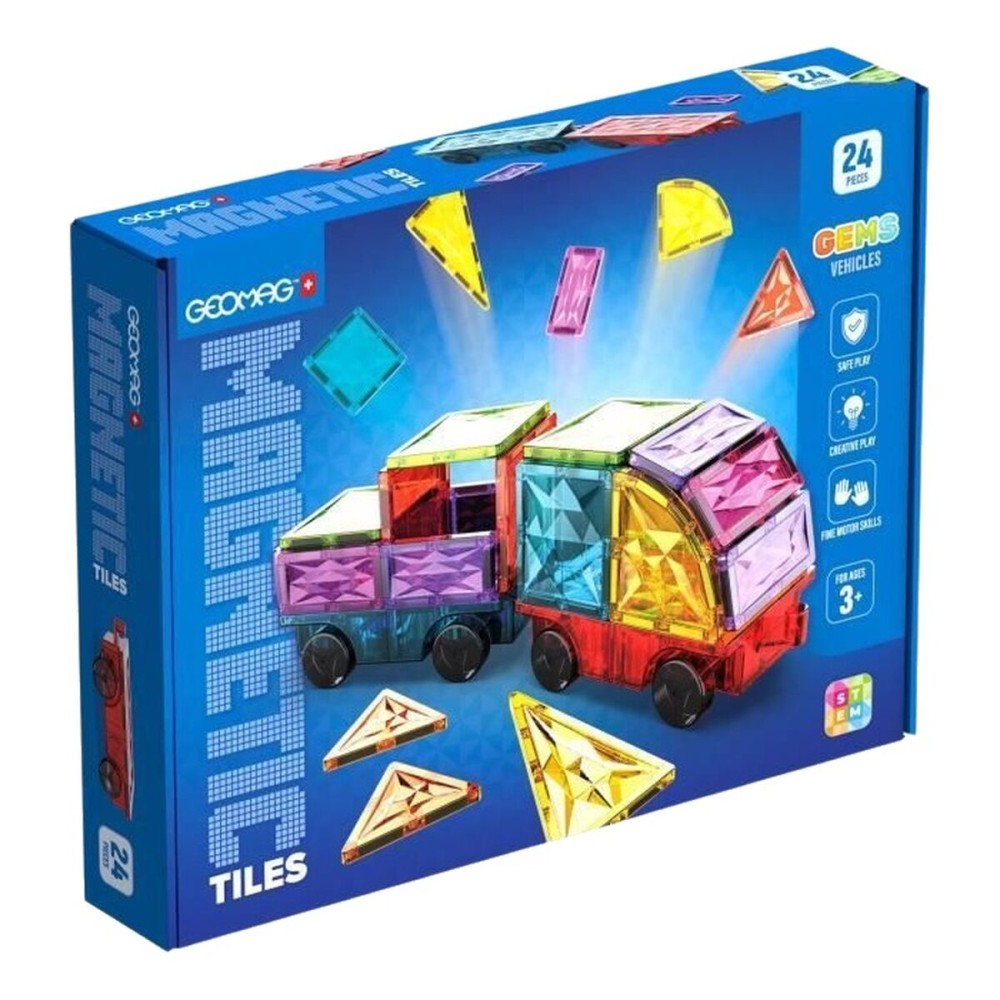 Set de Construcție Geomag 24 Piese