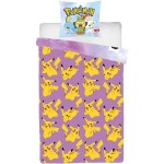 Set husă de pătură Pokémon Multicolor Pat 140 2 Piese