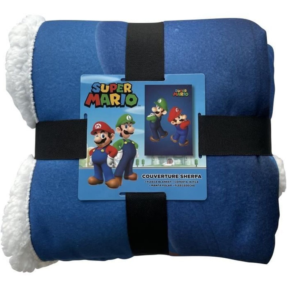 Pătură Mario Bros 25 x 14 x 26 cm Negru animale