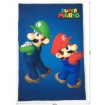 Pătură Mario Bros 25 x 14 x 26 cm Negru animale