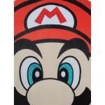 Pernă Mario Bros 41 x 3 x 41 cm Albastru Alb Maro Negru Roșu Bej Poliester Față