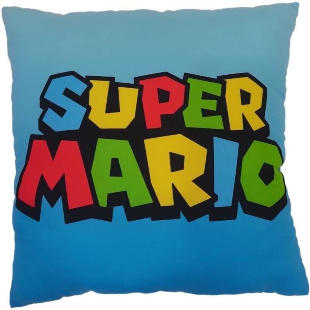 Pernă Mario Bros 41 x 3 x 39 cm Multicolor Poliester Infantil