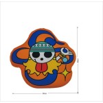 Pernă One Piece Portocaliu Poliester Imprimat