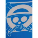 Pernă One Piece Galben Negru Poliester Imprimat