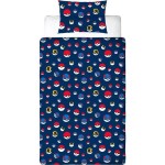 Set husă de pătură Pokémon 25 x 5 x 29 cm Multicolor Pat 140 2 Piese