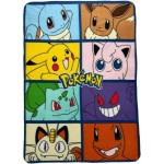 Pătură Pokémon 12 x 10 x 24 cm Multicolor animale