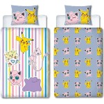 Set husă de pătură Pokémon 25 x 4 x 30 cm Multicolor Pat 140 2 Piese