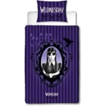 Set husă de pătură Wednesday Multicolor Pat 140 2 Piese