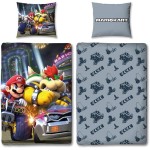 Set husă de pătură Mario Bros 25 x 5 x 30 cm Multicolor Pat 140 2 Piese