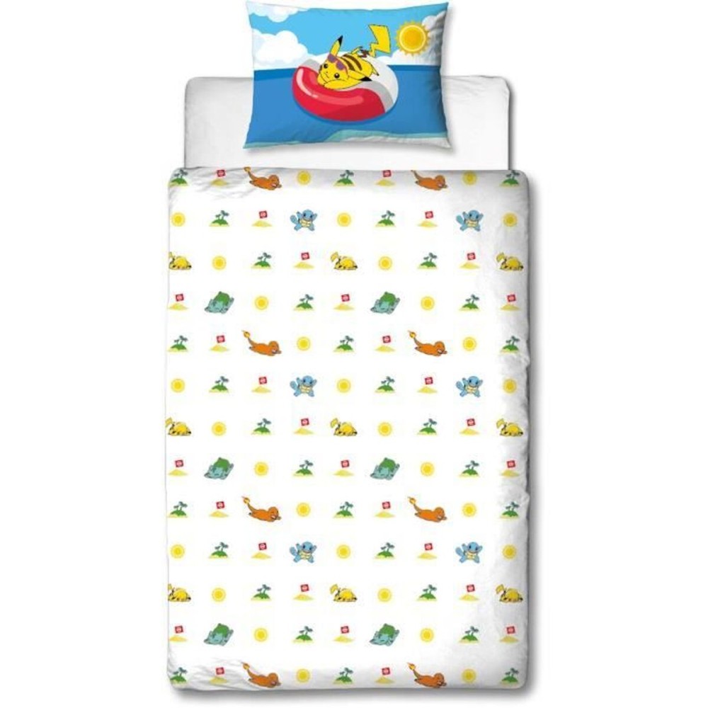 Set husă de pătură Pokémon Multicolor Pat 140 2 Piese