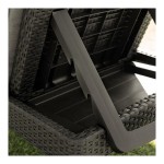 Lehátko Allibert by KETER 8711245146294 Gri 187 x 58 x 29 cm