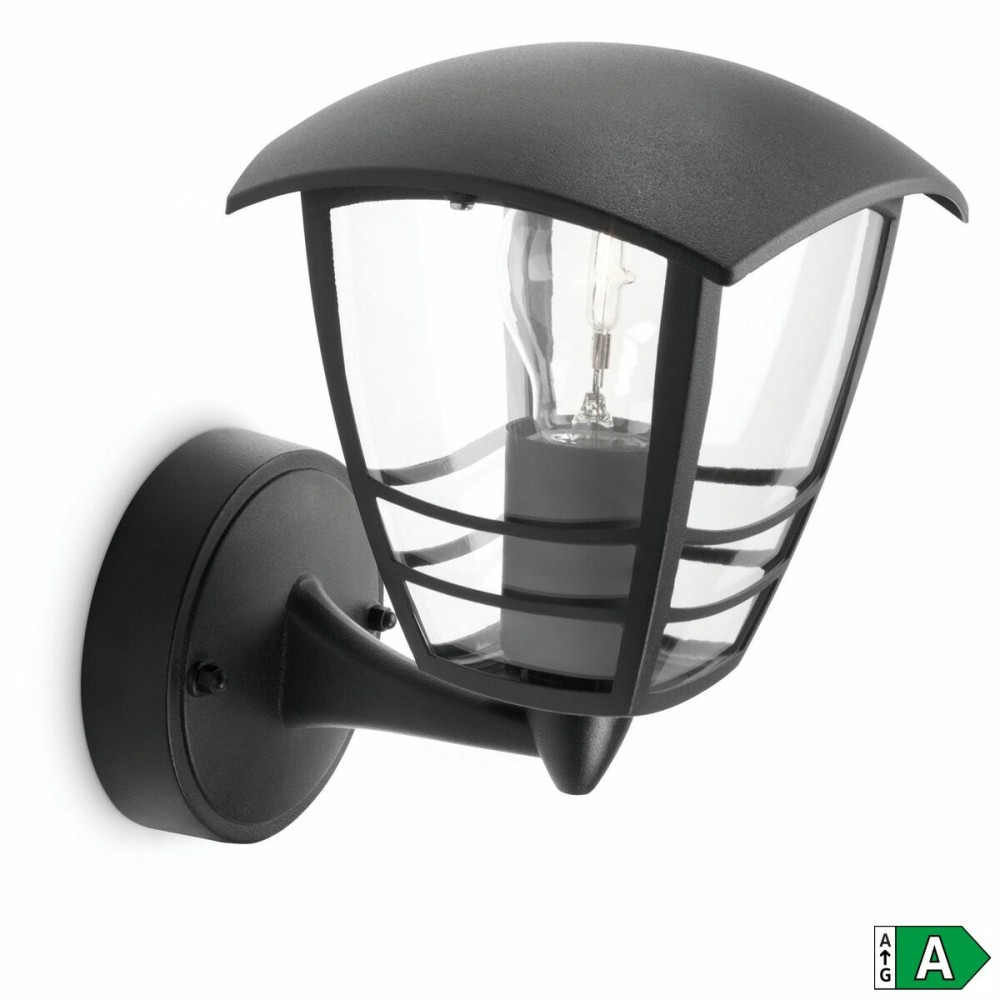 Lampă de perete Philips My Garden Creek Negru Aluminiu A 60 W E27