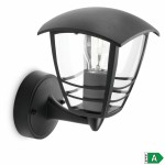 Lampă de perete Philips My Garden Creek Negru Aluminiu A 60 W E27