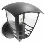 Lampă de perete Philips My Garden Creek Negru Aluminiu A 60 W E27